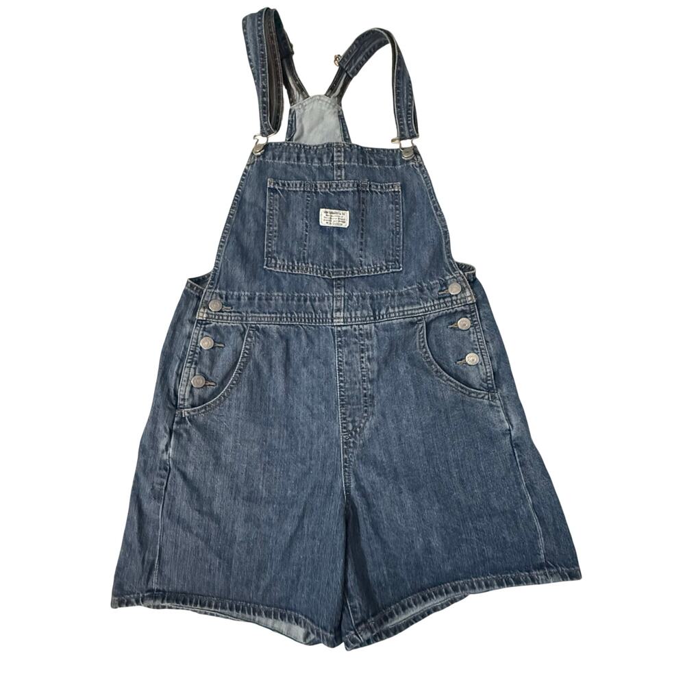 Levi’s Denim Short Overalls Size Small Cute
Y2K